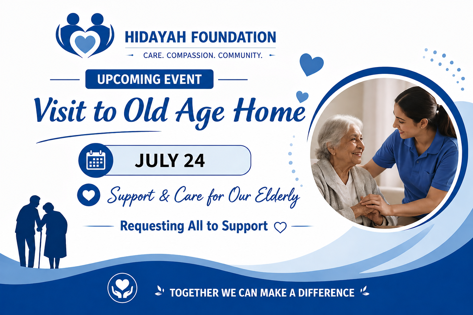 Spread Love & Care: Support Old Age Home Outreach Event | Cause ID : HF-C02