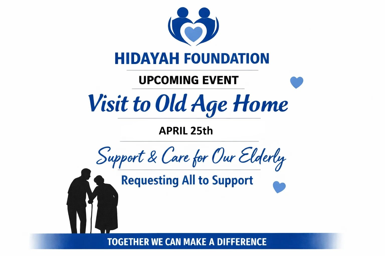 Spread Love & Care: Support Old Age Home Outreach Event | Cause ID : HF-C02